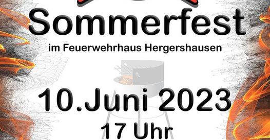 plakat feuerwehrfest 2023